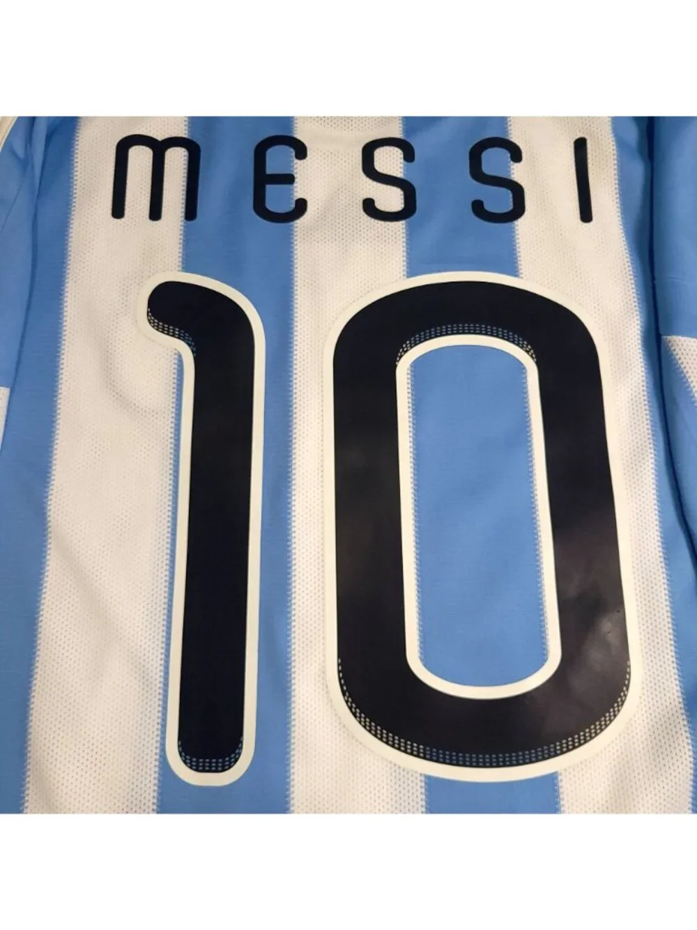 Messi Argentina 2010 WORLD CUP Soccer Jersey BNWT L SKU# P47066
